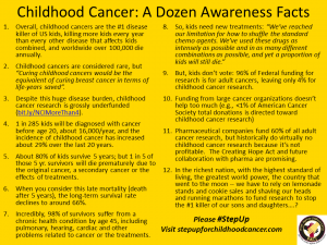 12ChildhoodCancerFacts